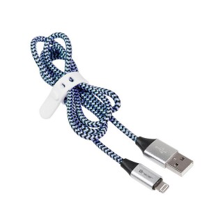 Tablets and Accessories // USB Cables // Kabel TRACER USB 2.0 iPhone AM - lightning 1,0m czarno-niebieski