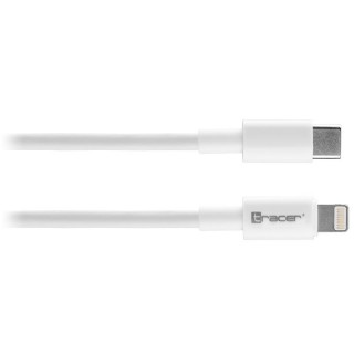 Tabletit ja tarvikkeet // USB-kaapelit // Kabel TRACER USB Type-C - Lightning M/M 1,0m