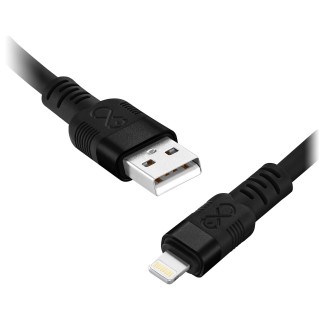 Planšetdatori un aksesuāri // USB Kabeļi // Kabel USB-A - Lightning eXc WHIPPY Pro, 0.9M, 29W, szybkie ładowanie, kolor mix ciemny