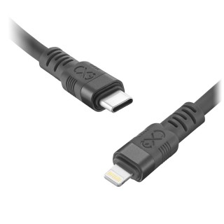 Planšetdatori ir planšetinių kompiuterių priedai // USB Kabeliai // Kabel USB-C - Lightning eXc WHIPPY Pro, 0.9M, 29W, szybkie ładowanie, kolor mix