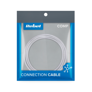 Tablets and Accessories // USB Cables // Kabel USB - USB typu C REBEL 100 cm biały
