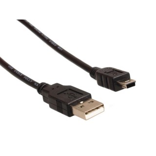 Tabletit ja tarvikkeet // USB-kaapelit // Kabel USB Maclean, 2.0, Wtyk-wtyk, Mini, 3m, MCTV-749