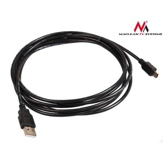 Tabletit ja tarvikkeet // USB-kaapelit // Kabel USB Maclean, 2.0, Wtyk-wtyk, Mini, 3m, MCTV-749