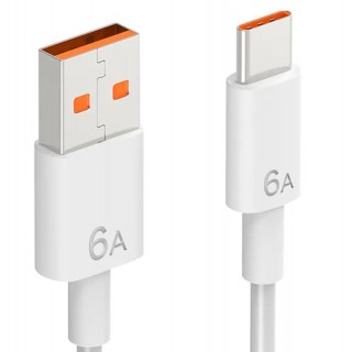 Planšetdatori un aksesuāri // USB Kabeļi // KK21K Kabel usb typ-c 1m biały