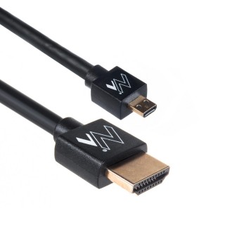 Koaksiālo kabeļi 75 Ohm, 50 Ohm un Televīzijas aksesuāri // HDMI, DVI, Audio savienotājkabeļi un aksesuāri // Przewód  Maclean, HDMI-microHDMI, SLIM, v1.4, A-D, 1m, MCTV-721