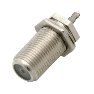 Coaxial cable networks // Connectors, accessories and tools for coaxial cables // 2150#                Gniazdo sat "f" do obudowy
