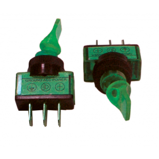 Elektrimaterjalid // xLG_unsorted // PRK0016D Złącze przełącznik ASW-14D zielony