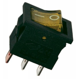 Elektromateriāli // Izpārdošana // PRK0020E Złącze przełącznik MK1011  podświetlany żółty