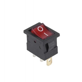 Elektromateriāli // Izpārdošana // PRK0120B Złącze przełącznik MK1011 podświetlany czerwony 230V
