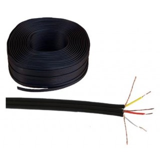 Akustiskais audio sistēmu kabelis un vads. Skaļruņu kabelis // KAB0201 Kabel 3 x rca czarny 
