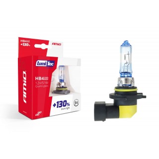 LED-valaistus // Light bulbs for CARS // 02104 Zestaw żarówek halogenowych HB4 12V 51W LumiTec Limited +130% Duo Box