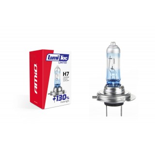 LED-valaistus // Light bulbs for CARS // 02133 Żarówka halogenowa H7 12V 55W LumiTec Limited +130%