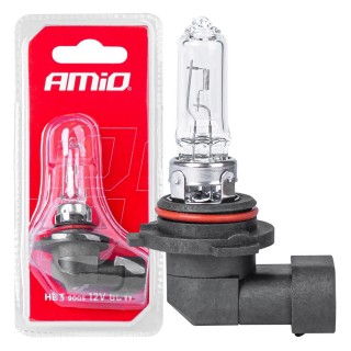 Car and Motorcycle Products, Audio, Navigation, CB Radio // Bulbs and lights for cars // Żarówka halogenowa hb3 9005 12v 60w 1szt. blister amio-03366