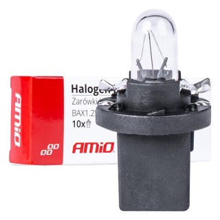 LED-valaistus // Light bulbs for CARS // Żarówki halogenowe b8.5d 12v bax1.2w 10szt. amio-03371