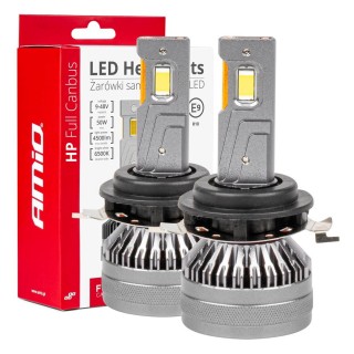 LED valgustus // Light bulbs for CARS // Żarówki samochodowe led seria hp full canbus h7-1 6500k amio-03675