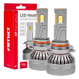LED-valaistus // Light bulbs for CARS // Żarówki samochodowe led seria hp full canbus hb4 9006 6500k amio-03679
