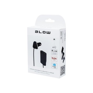 Phones and accessories // Car chargers // 75-744# Ładowarka samochodowa gn.usbx4 9,6a`