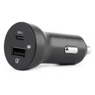 Phones and accessories // Car chargers // Ładowarka samochodowa usb-c power delivery pd i usb quick charge 3.0 amio-02251