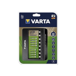 Батарейки и аккумуляторы // Зарядное устройство для аккум. AA, AAA, Li-Ion, C, D // 75-475# Ładowarka lcd multi charger+  varta