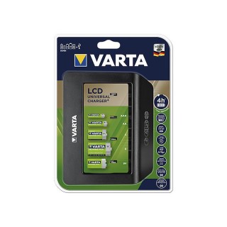 Primary batteries, rechargable batteries and power supply // Battery chargers AA, AAA, Li-Ion, C, D // 75-476# Ładowarka lcd universal charger+  varta`