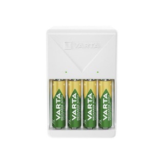 Батарейки и аккумуляторы // Зарядное устройство для аккум. AA, AAA, Li-Ion, C, D // 75-478# Ładowarka plug+4xaa 2100mah varta 57657
