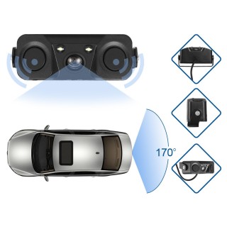 Auto un Moto preces, Auto Audio, Navigācija, CB Radio // Parkošanās sensoru sistēmas | Centrālās atslēgas sistēma // Samochodowa kamera cofania z czujnikami parkowania 12v