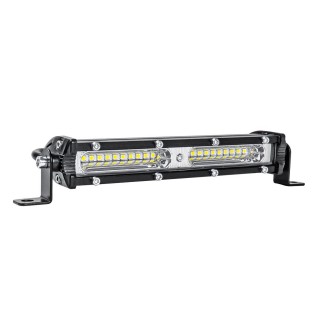 LED apšvietimas // Lemputės AUTOMOBILIMS // Lampa robocza panelowa slim led bar 18 cm 9-36v amio-03259 awl48