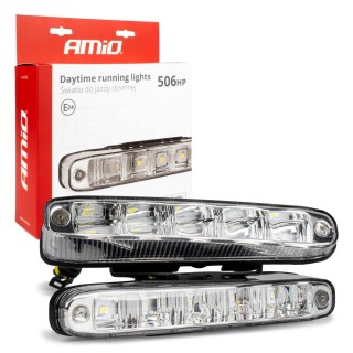 LED valgustus // Light bulbs for CARS // Światła do jazdy dziennej amio drl 506 hp amio-01522