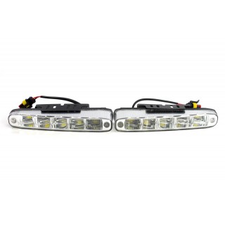 LED valgustus // Light bulbs for CARS // Światła do jazdy dziennej amio drl 506 hp amio-01522