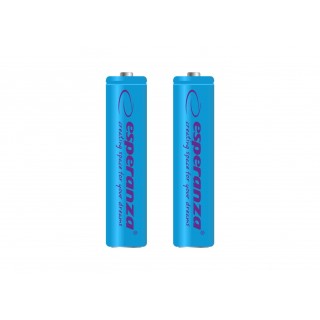 Baterijas, akumulatori, barošanas bloki un adapteri // Baterijas un lādētāji uz pasūtījumu // EZA101B Esperanza akumulatorki ni-mh aaa 1000mah 2szt. niebieskie