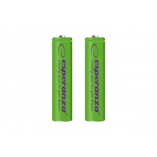 Baterijas, akumulatori, barošanas bloki un adapteri // Baterijas un lādētāji uz pasūtījumu // EZA101G Esperanza akumulatorki ni-mh aaa 1000mah 2szt. zielone