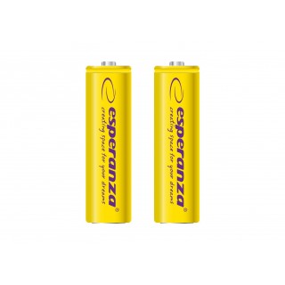 Baterijas, akumulatori, barošanas bloki un adapteri // Baterijas un lādētāji uz pasūtījumu // EZA103Y Akumulatorki Ni-Mh AA 2000mAh 2 sztuki żółte Esperanza