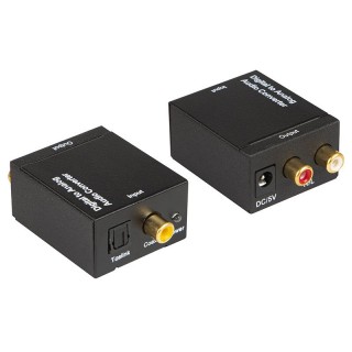 Coaxial cable networks // HDMI, DVI, AUDIO connecting cables and accessories // 91-201# Konwerter optyczny toslink dac na 2xrca