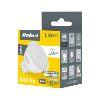 LED Lighting // New Arrival // Lampa LEd Rebel  6W MR16, 3000K, 12V