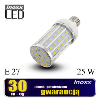 LED Lighting // New Arrival // Żarówka e27 led corn 25w metalowa 6000k zimna