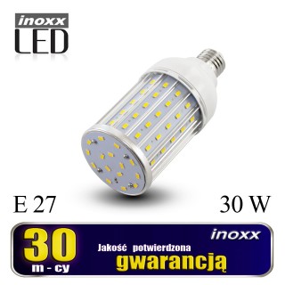 LED Lighting // New Arrival // Żarówka e27 led corn 30w metalowa 6000k zimna