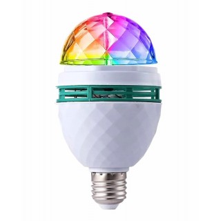 Apgaismojums LED // New Arrival // ZD7F Disco żarówka led rgb e27