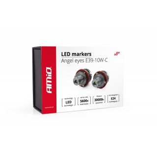 Apgaismojums LED // Auto spuldzes // Led marker ringi markery bmw e39 10w-c