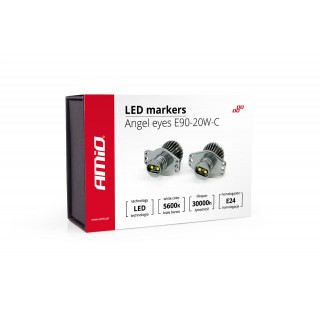 LED apšvietimas // Lemputės AUTOMOBILIMS // Led marker ringi markery bmw e90 20w-c