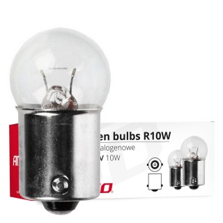 LED valgustus // Light bulbs for CARS // Żarówki halogenowe r10w ba15s 24v 10 szt. amio-01004