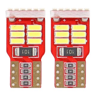 Car and Motorcycle Products, Audio, Navigation, CB Radio // Bulbs and lights for cars // Żarówki led canbus 18smd 4014 t10e w5w white 12v amio-01286