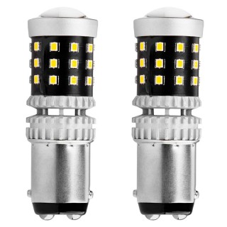 Car and Motorcycle Products, Audio, Navigation, CB Radio // Bulbs and lights for cars // Żarówki led canbus 2016 39smd 1157 bay15d p21/5w white 12v 24v amio-02800