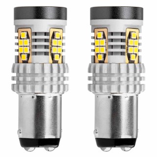 LED-valaistus // Light bulbs for CARS // Żarówki led canbus 3020 24smd 1157 bay15d p21/5w white 12v 24v amio-02798