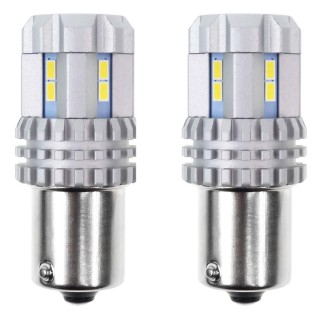 Car and Motorcycle Products, Audio, Navigation, CB Radio // Bulbs and lights for cars // Żarówki led canbus 3020 ultrabright 22smd 1156 ba15s p21w r10w r5w white 12v 24v aimo-02449