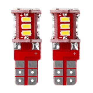 LED-valaistus // Light bulbs for CARS // Żarówki led standard t10 w5w 21xsmd 3014 12v amio-01093