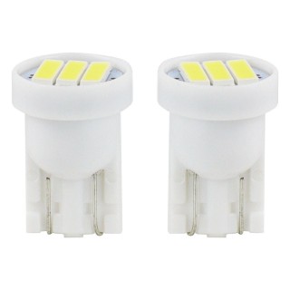 LED Lighting // Light bulbs for CARS // Żarówki led standard t10 w5w 3xsmd 7020 12v amio-01096