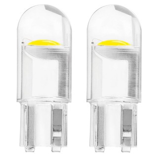 Car and Motorcycle Products, Audio, Navigation, CB Radio // Bulbs and lights for cars // Żarówki led standard t10 w5w cob hpc 12v clear white amio-02645