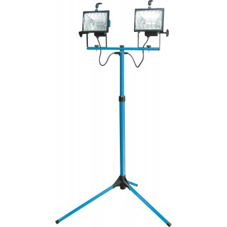 Apgaismojums LED // New Arrival // 66157 Lampa halogenowa podwójna na statywie 2x500 W Mega