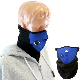 Home and Garden Products // Personal protective equipment | Protective eyewear, Helmets, Respirators // AG303G Maska kominiarka neoprenowa blue