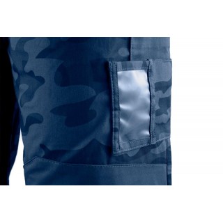 Darbo, apsauginiai, aukšto matomumo drabužiai // Spodnie robocze CAMO Navy, rozmiar XS